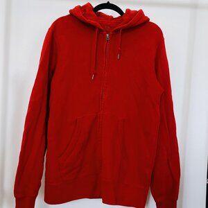 Red Zip-Up Hoodie